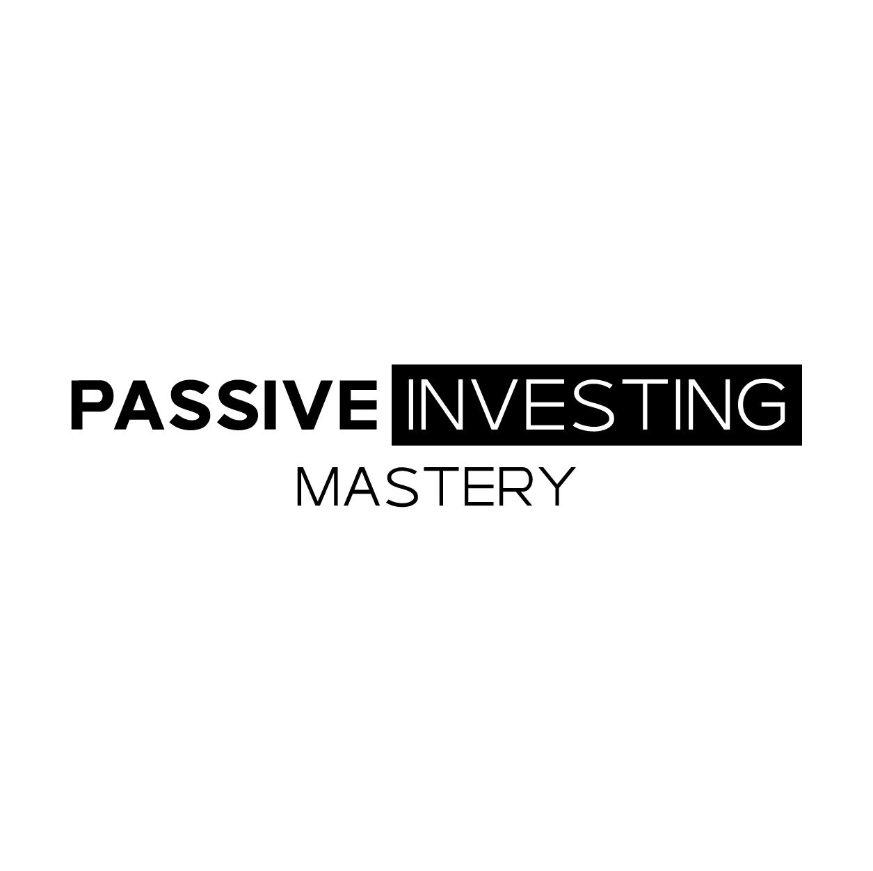Passive Investing Mastery text logo.